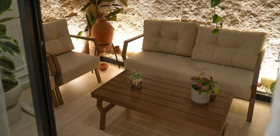 شكل التصم الداخلي لفيلا خاصة بالملقا