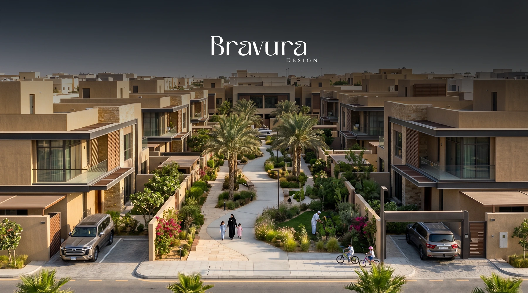 تصميم مجمع سكني صغير